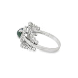 Cat's Eye Alexandrite and Diamond Ring