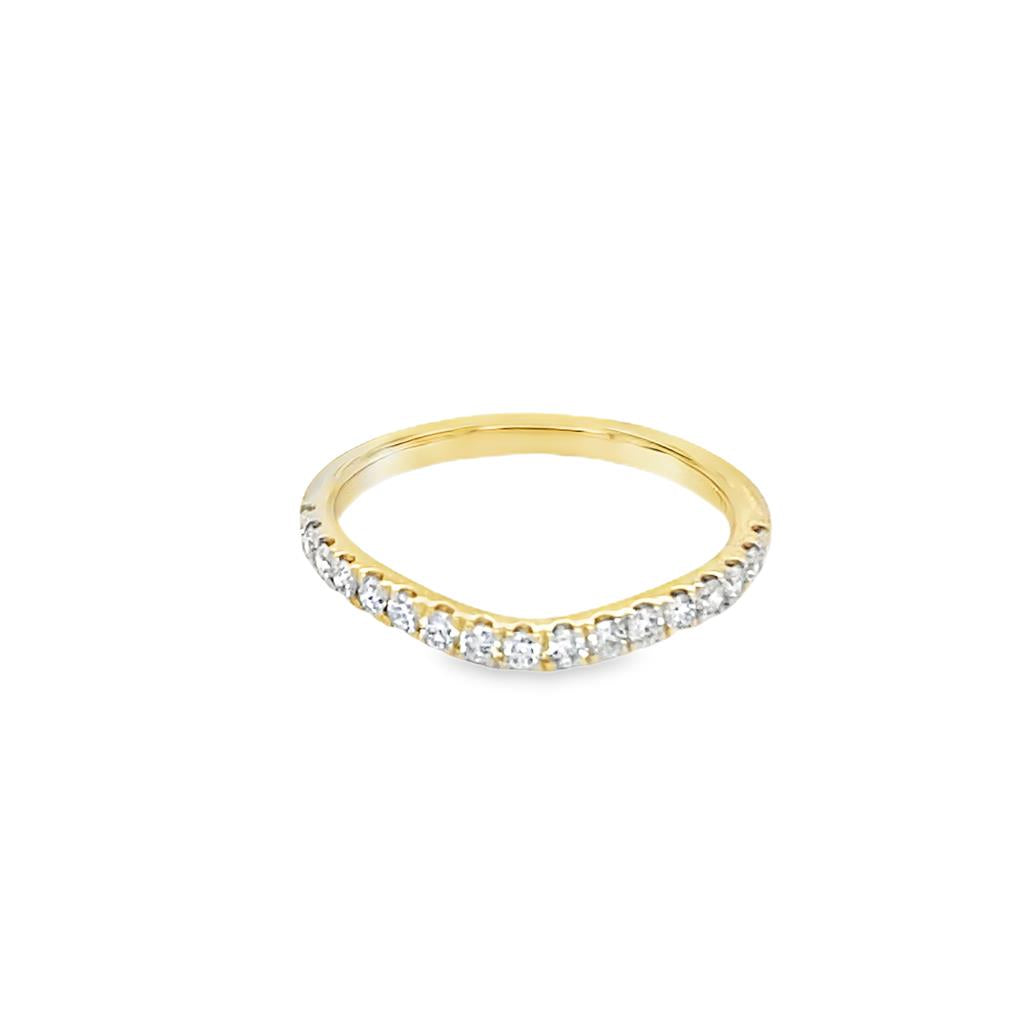 Lady's Yellow 14 Karat Contemporary Collection Wedding/Anniversary Rin