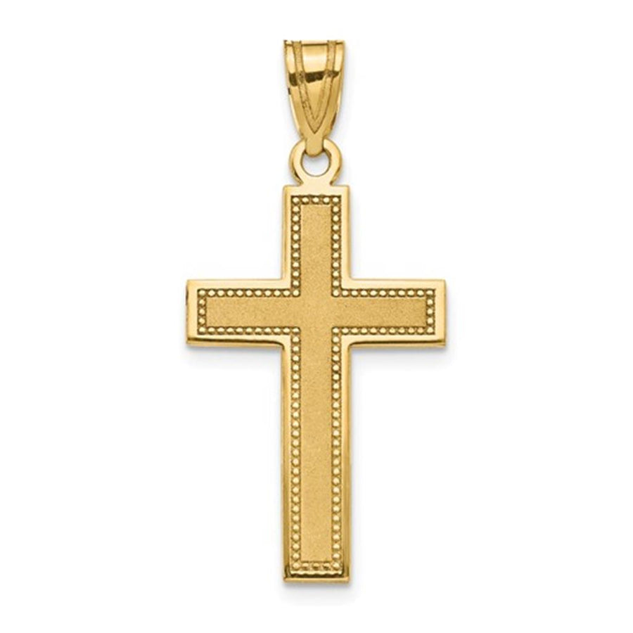 Yellow 14 Karat Cross Charms