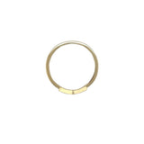 Lady's Yellow 14 Karat Chevron Wedding/Anniversary Ring Size 6.5 With