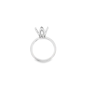 White Platinum Tulip Basket Solitaire Mounting Estate Jewelry Size 6
Gram Weight: 5.1