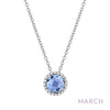 Lafonn March Birthstone Necklace