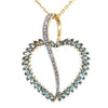 Estate Alexandrite Heart Necklace