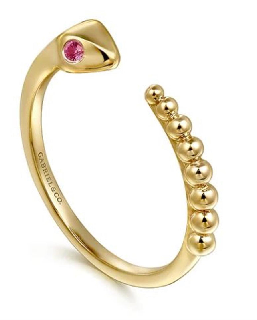 Rubies 14 Karat Yellow Fashion Ring
