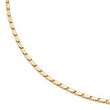 Yellow 14 Karat 3Mm Solid Oval Shape Popcorn Chain Length 18 Gram Weig