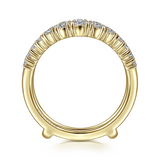 Gabriel & Co. 14K Yellow Gold Diamond Ring Enhancer - 0.96 ct