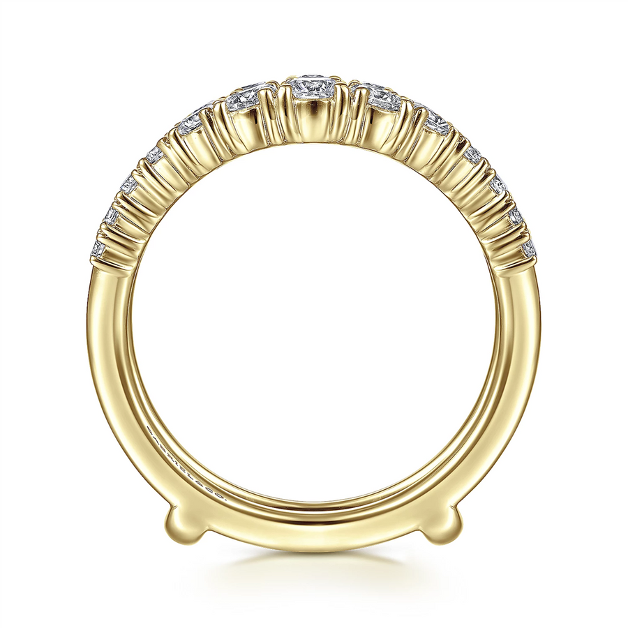 Gabriel & Co. 14K Yellow Gold Diamond Ring Enhancer - 0.96 ct