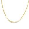 Yellow 14 Karat Diamond Cut 1.1mm Box Chain with Lobster Clasp Estate