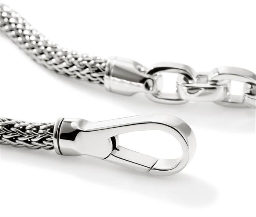 John Hardy Sterling Silver 5mm Extra Small Hook Clasp Bracelet