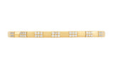 Lady's Yellow 14 Karat Cluster Station Cuff Bracelet Length 7 42 = 0.6