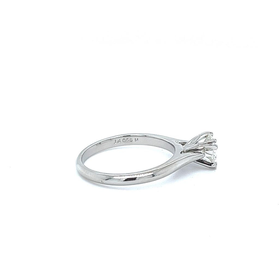 White Platinum Estate Diamond Solitaire