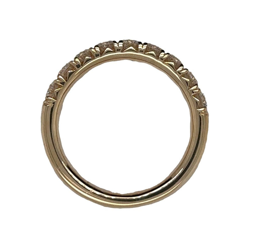 Lady's Yellow Polished 18 Karat Prong Set Wedding/Anniversary Ring