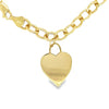 Yellow 14 Karat Heart Pendant