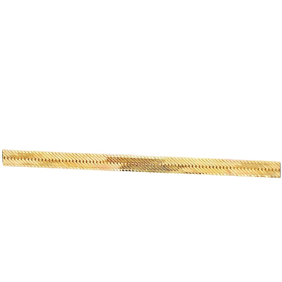 Yellow 14 Karat 5.3mm Herringbone Chain With A Lobster Claw Clasp Esta