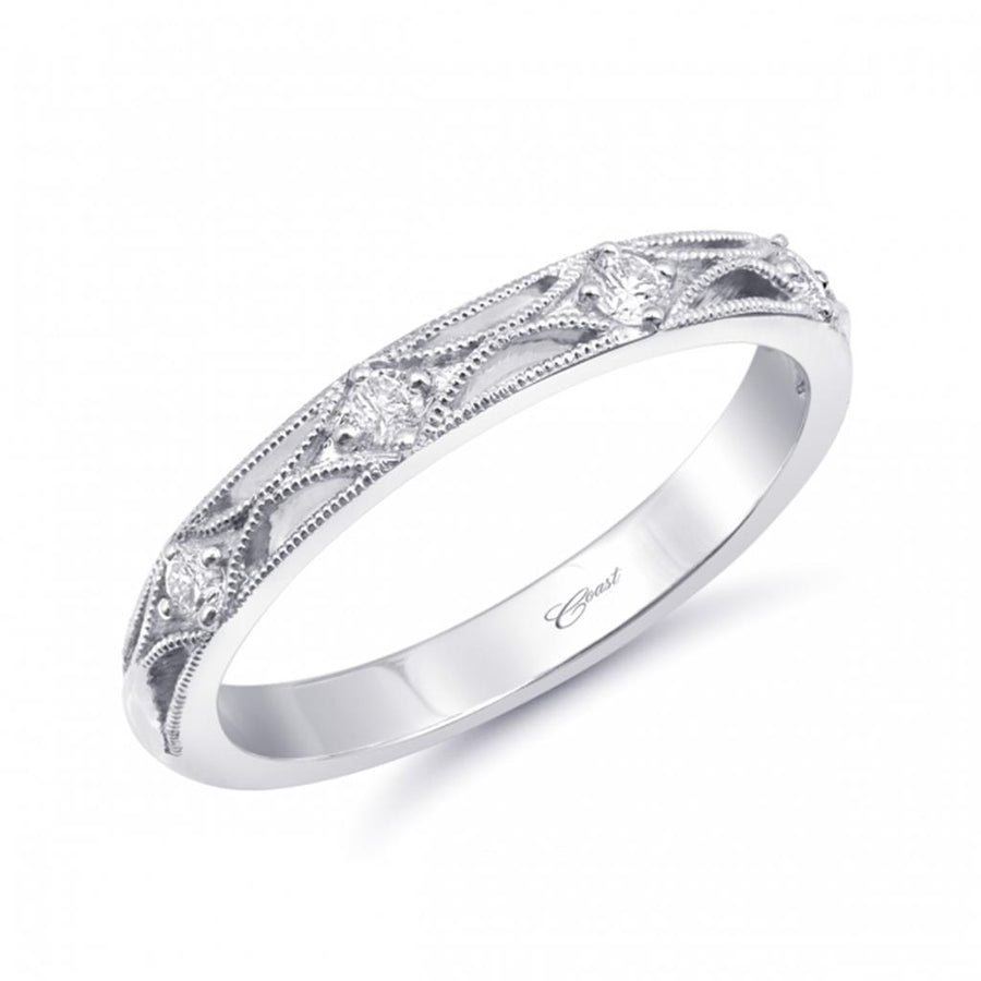 Coast Diamond Geometric Diamond Wedding Band
