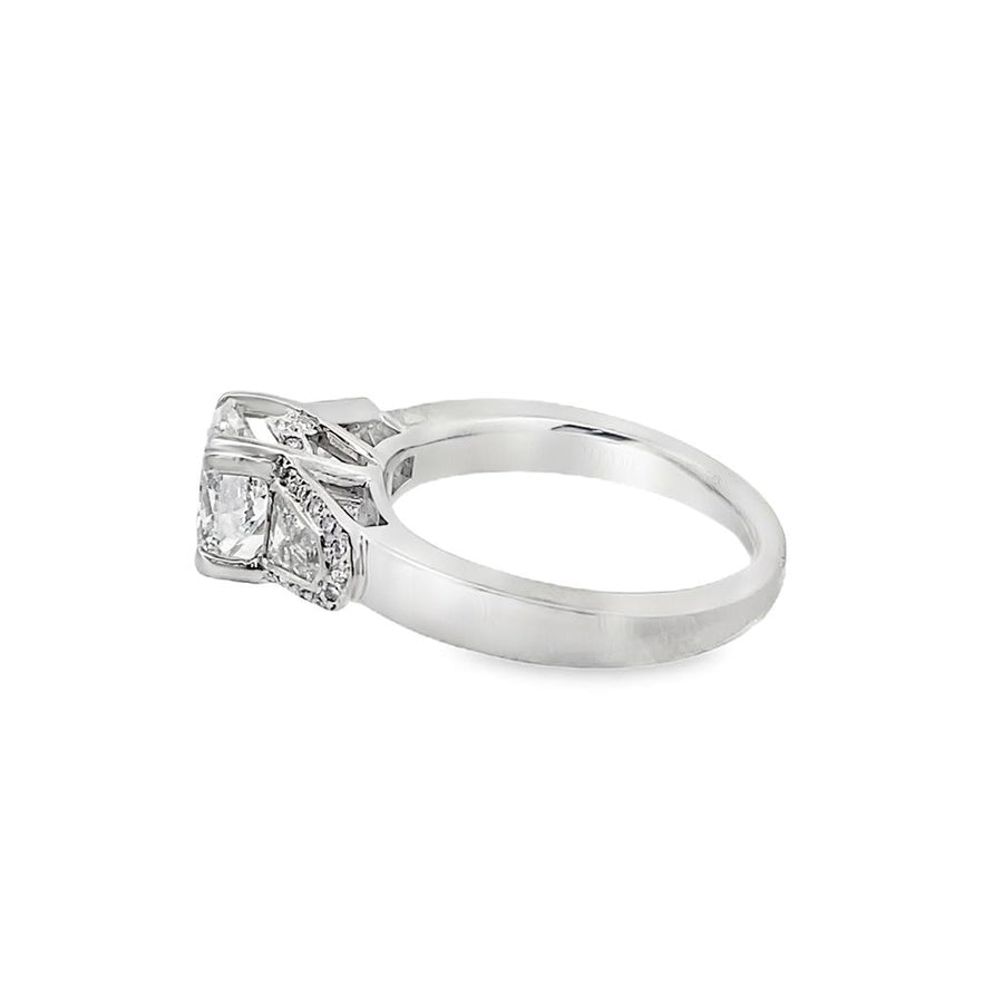 Ritani Oval Diamond Engagement Ring