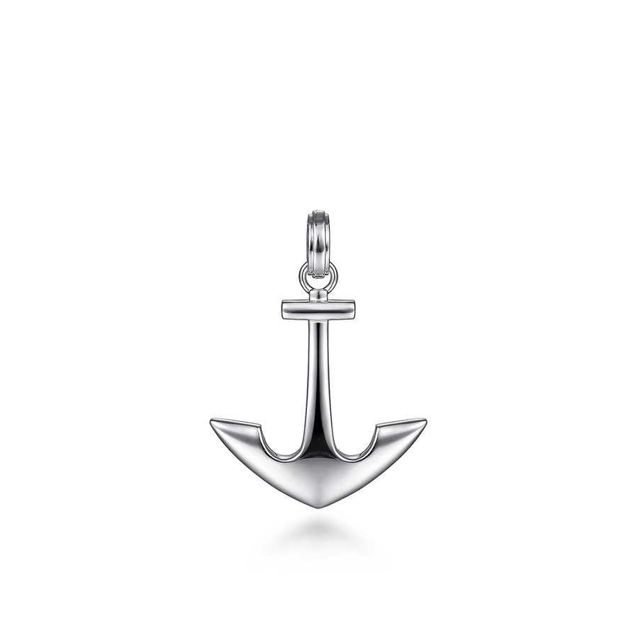 Gabriel & Co. Men's 925 Sterling Silver Anchor Pendant