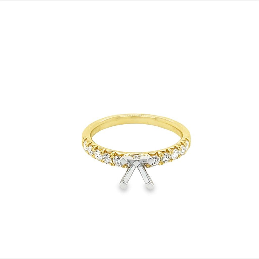 Lady's Yellow 18 Karat Fishtail Ring