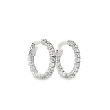 Inside/Outside Diamond Hoop Earrings