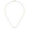 Gabriel & Co. Fashion 14K Yellow Gold Diamond Stations Bar Necklace