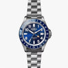 The Monster GMT Automatic Watch with Navy Face and Stainless Steel Bracelet