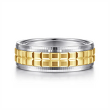 Gold Wedding Bands  -  Men'