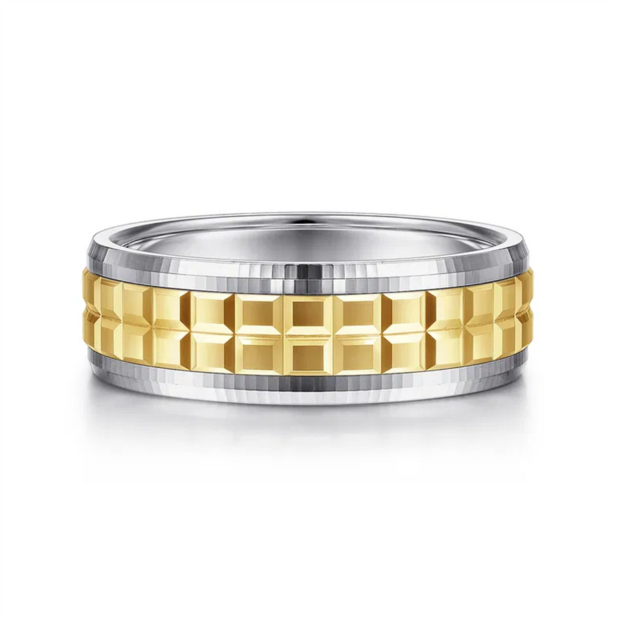 Gold Wedding Bands  -  Men'