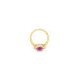 Amethyst 14 Karat Yellow Fashion Ring