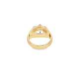 Belcher Style Diamond Solitaire Ring