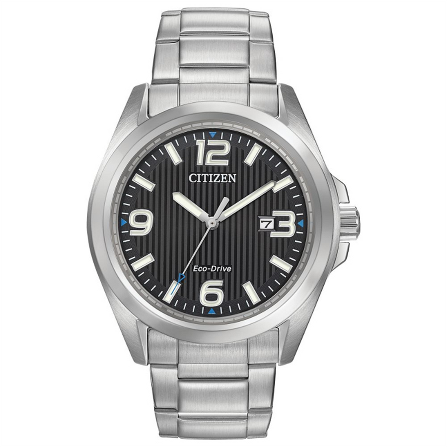 CITIZEN Eco-Drive Weekender Garrison Mens Watch Stainless Steel
